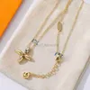 Mode Ohrringe Halskette Marke Designer Schmuck Sets Ohrstecker Buchstaben Ohrstecker Damen Charm Gold für Damen Frauen Party Hochzeit Liebhaber Geschenk Verlobung Braut