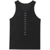 Tanktops voor heren IEFB Zomer herenvest Gepersonaliseerde metalen knoop Decoratieve slanke top Modieus Effen kleur Ronde hals Eenvoudige mannelijke tops 230620