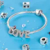 925 zilver voor pandora bedels sieraden kralen Brief Initialen A tot Z Charms Alfabet bedel set Hanger DIY Fine Bead Sieraden