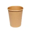 Disposable Take Out Containers 20Guests Kraft Paper Tableware Sets Plates Cups Napkins Birthday Party Wedding Decration Supplies Eco Friendly 230620