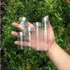 Glaslagringsflaskor burkar aluminium silver skruvmössa tom 15 ml 25 ml 40 ml 50 ml 60 ml 50 st diy bröllop present gratis frakthög kvaltig ekqow