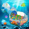 Toy Tents Kids Play House Indoor Outdoor Ocean Ball Pool Pit Game Tent Playhut Easy Folding Girls Garden Children Toy Tent Drop 230620