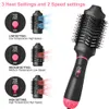 Pęknięcia włosów suszarka do suszarki Styler Styler Negatywny pędzel powietrzny 5 w 1 Curling Iron Prosty elektryczny wałek wiatrowy 230620