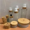 4oz Frosted Glass Cosmetic Containers Bottle 30g Cream Jar 50ml Spray Emulsion Lotion Pump Skin Cream Cream Solid Jar 5Ghigh Quatity nxobs