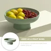 Servies Sets Fruit Dienblad Hoge Basis Mand Decoratieve Houder Dessert Opbergstandaard Cupcake Pan Deksel