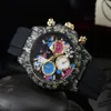 2022 Högkvalitativa män Luxury Watch Six Stitches All Dials Work Automatic Quartz Watches European Top Brand Chronograph Clock Fashi254a