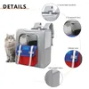 Cat Carriers Carrier Bag Portable Pet Outdoor Travel Foldable Double Shoulder Large Opening Comfortable Dog Supplies