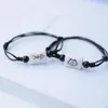 Bracelets porte-bonheur VU121 mode dessin animé Couple pour hommes femmes blanc Bracelet en céramique Vintage amoureux bijoux