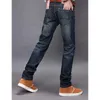 Jeans da uomo JEANS Jeans da uomo Pantaloni lunghi in denim Seluar Panjang Pantaloni casual taglie forti Jean Lelaki Blu scuro Regolare 230620