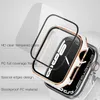 W przypadku Apple Watch 8/7/6/SE/5 Case 360 ​​Pełny ekran Protector Bumper Bumper Rama Mat Hard Cover Glass Case dla IWatch 42/44/41/45 mm