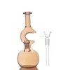 Cachimbos de água de vidro Tubos de água Rainbow Dab Rig Bong 7inch Oil Rigs Dry Herb Bongs Fumar Ash Catcher Recycler Beaker Bong com 14mm Masculino Tubo de Queimador de Óleo de Vidro