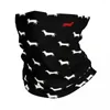 Bandanas Dachshund Winter Headband Seck cieplej Kobiety mężczyźni SKI CAMPING TUBE SCALLF SALUSAGE SOUSAGE WINER DOG TAK GAITER