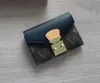 Portafogli da donna di design di lusso Portafoglio corto Pallas portamonete classico fiore lettere portacarte di alta qualità moda donna S-lock pochette denaro con scatola originale