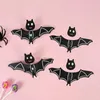 Nuovo 20pcs Halloween Candy Lollipop Decorazione Pipistrello di carta Titolari di carte Lollipop Decorazione per feste di Halloween Forniture Regalo di compleanno per bambini