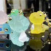 Keychains Trendy Cute Transparent Dinosaur Keychain Creative Friend Gift Key Ring Holder Couple Pendant Jewelry Women Accessories