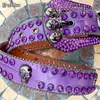 أحزمة Punk Y2K Western Rhinestone Women Luxury Strap Cowgirl Cowboy Pu Leather Bling Cummerbunds Ceinture Homme Belt for Men