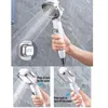 Andere Wasserhähne Duschen Accs Hochdruck-Duschkopf 4 Modi mit Ein-/Aus-Knopfbrause Wassersparender Duschdüsenfilter Verstellbare Badewanne 230620