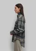 Women's Jackets Women's Jacket Plaid Loose Polo Collar Single Breasted Fashion Shirt Coat Casual Spring 2023