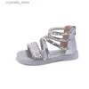 Sommer Kinder Mädchen Prinzessin Sandalen Bowknot Stern Pailletten Weiche Schuhe Rutschfeste Strass Mode Kinder Sandalen Mädchen G05162 L230518