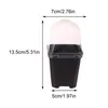 Planters Pots 5Pcs Square Small Flower Pot Nursery Pot with Humidity Dome Transparent Gardening Pot Square Flower Starting Pots R230620