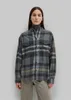 Women's Jackets Women's Jacket Plaid Loose Polo Collar Single Breasted Fashion Shirt Coat Casual Spring 2023