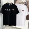 Camisetas de diseñador de lujo para hombres, ropa al por mayor, camisa con estampado de letras, camisetas de diseñador de marca de moda de manga corta, camisetas negras grandes para mujeres