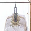 Hangers Multifunctional Plastic Hanger Clothesline Foldable Nine-Hole Design Baby Rack Can Be Hung Horizontally Or Vertically Flexible