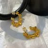 Dangle Chandelier kshmir GoldG en forme de boucles d'oreilles en métal femme été INS niche design sens avancé tempérament unique atmosphère élégante 230621