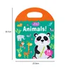 Autocollants de jouets pour enfants Autocollants réutilisables pour enfants Livres Autocollants de papeterie d'animaux pour enfants Autocollants amusants Jouets de voyage Livres silencieux et occupés pour les tout-petits 230621