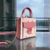 Pink Print Tote Bag Luxurys Totes Leather Designer Bag Womens Designer-Handbag Ladies Letter Purse Fashion Small Crossbody Bags Wallet