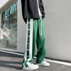 Mensbyxor Sweatpants Hiphop Straight Goth byxor MAN SWEAT Summer Korean Style Elastic Athletic Baggy Flated Casual Vintage 230620