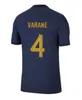 2023 French Maillots de Football Soccer Jerseys French Benzema Mbappe Griezmann Pogba 22 23 Francia Men Kids Kimpembe Fekir Maillot Women Shirt Hommes Kante Jerseys