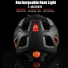 Cykelhjälmar Cycabel Men MTB Cykelhjälmcykel CAP CAP Ultra-Lightweight Mountain Road Cycling Sports Riding Helmets med LED Light 230620