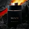Top Brand Original Incenso 100ml Man In Black Man Profumo Fragranze durature per uomo Colonia per uomo Spary