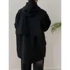 Chaquetas para hombre SYUHGFA, chaqueta holgada de primavera para hombre, a prueba de viento, para montañismo al aire libre, chaqueta de carga, abrigo deportivo de Color sólido 2023