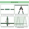 Otras herramientas de jardín Conjunto de enrejado de pepino Un marco para soportes de cultivo de plantas vegetales Ajuste de escalada Desmontable 48x48 pulgadas con red y clips 230620