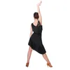 Stage Wear Latin Dans Jurk Vrouwen Prestaties Competitie Kwastje Voor Ballroom Salsa Cha Dancewear Praktijk LaceDress