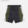 Heren Shorts Goede Kwaliteit Patchwork Mesh KITH Mode Zweet Shorts Mannen 1 1 KITH Vrouwen Rits Zakken Shorts Ademend rijbroek T230621