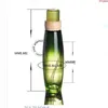 3 pçs/lote vazio 120ml garrafa de vidro verde planta série pote recipiente cosmético 120g loção recarregável recipiente alta quantidade Votow