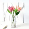 Dekorativa blommor Yomdid Artificial Flower Silk King Protea Diy Arrangement Fake Emperor White Home Party Wedding Table Decoration