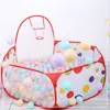 Baby Rail Portable Baby Ball Pool Ball Pit Pool With Basket Hoop Children's Tent Playpen Baby Park Playground Dry Pool Balls Baby Playpen 230621