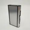 Ultrathin Creative Metal Men / Women's Portable Cigarette Case Contient 10 Pcs Cigarettes Capacité Fumer Accesoires Usine Vente Directe