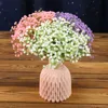 Dried Flowers 29cm Babies Breath Artificial Plastic Gypsophila DIY Floral Bouquets Arrangement for Wedding Home Decoration