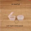 100pcs/Lot Wholesale 5g Plastic Empty Small Cream Jar Women Cosmetic Mini Packaging Refillable Test Box Cute Pot Clamshell Caphigh qty Cdegj