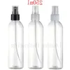 250ml X 24 transparent empty spray container PET plastic bottle ,250cc makeup setting spray refillable cosmetic container Sefsk