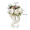 Декоративные цветы искусственное пиони свадебное свадебное букет романтическая невеста с цветом
