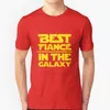 Herr t-skjortor fäste i galaxen sommar härlig design hip hop t-shirt toppar fästmö bröllop äktenskap stjärnor mörk fru mor