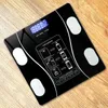 Kroppsvikt skalar fettskala smart trådlös digital badrumskomposition analysator med smartphone -appen Bluetooth Guanyao 230620