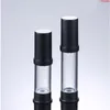 Mini siyah 5ml 10ml portabl moda boş kozmetik havasız şişe plastik tedavi pompası seyahat şişeleri 20pcs/lothigh nicelty qvsvx
