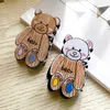 Exquisite New Style 8.5cm Cute Cartoon Bear Hair Claw Clips Headdre For Women Girls Acrylic Sweet Hairpins Accessories